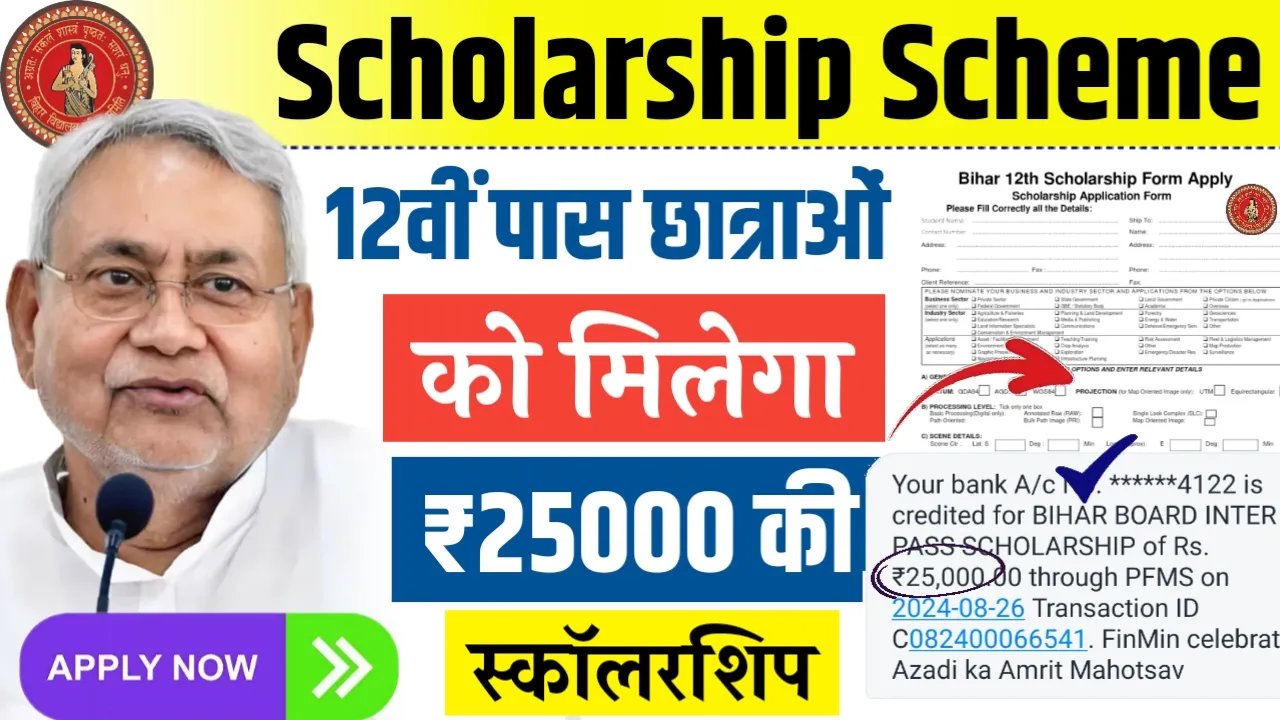 Bihar Board Inter Pass Scholarship Scheme